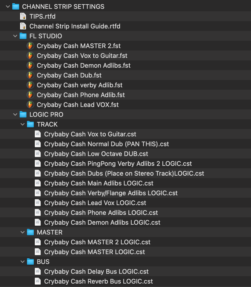 Crybaby Cash Vocal Presets