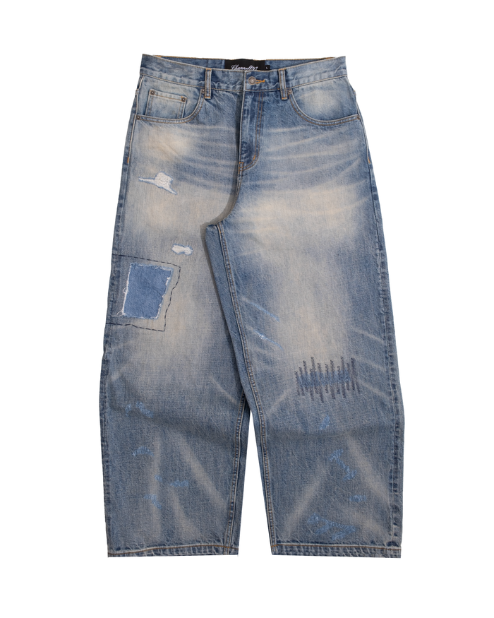 BLUE REPAIRED (JAPANESE SELVEDGE)