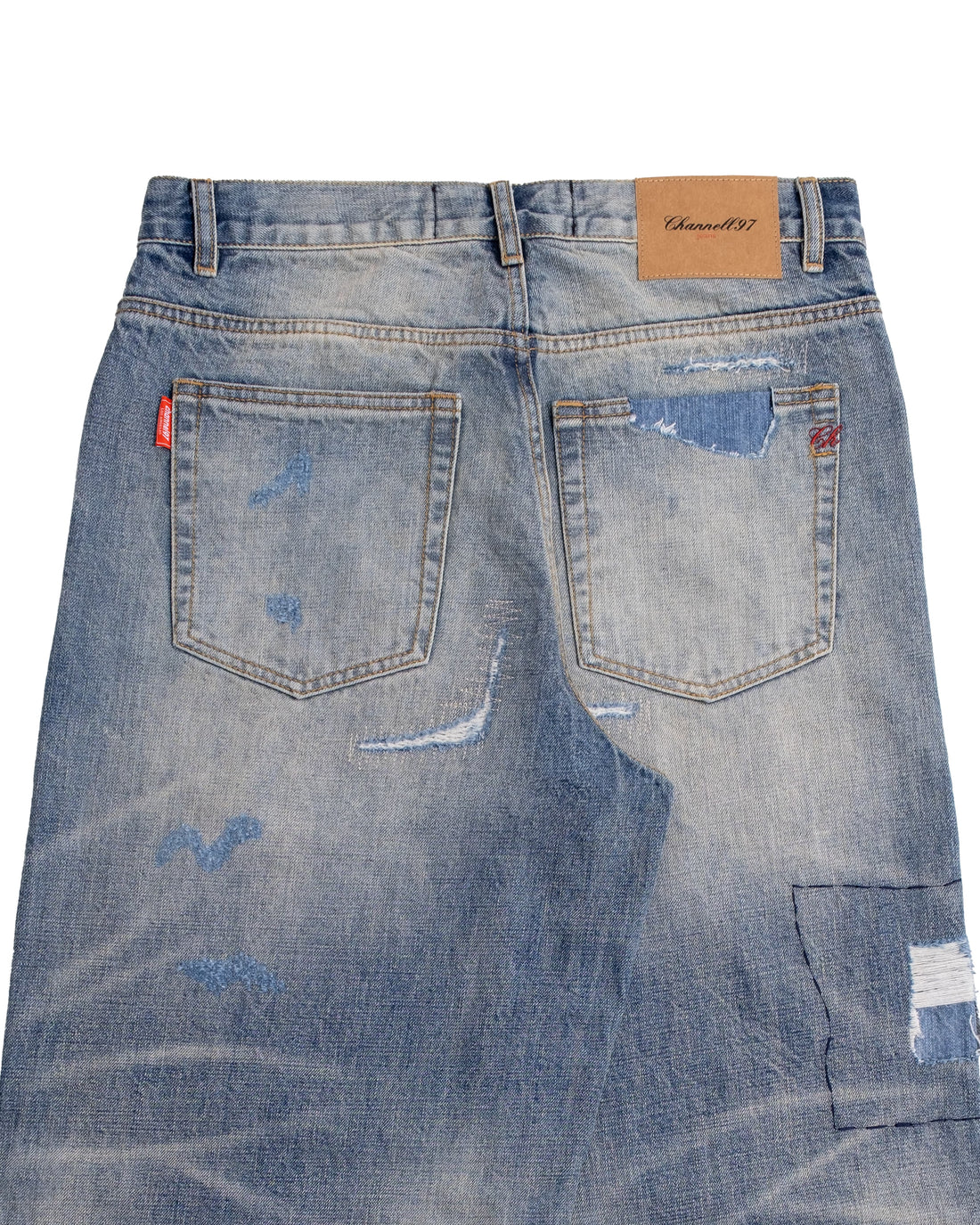 BLUE REPAIRED (JAPANESE SELVEDGE)