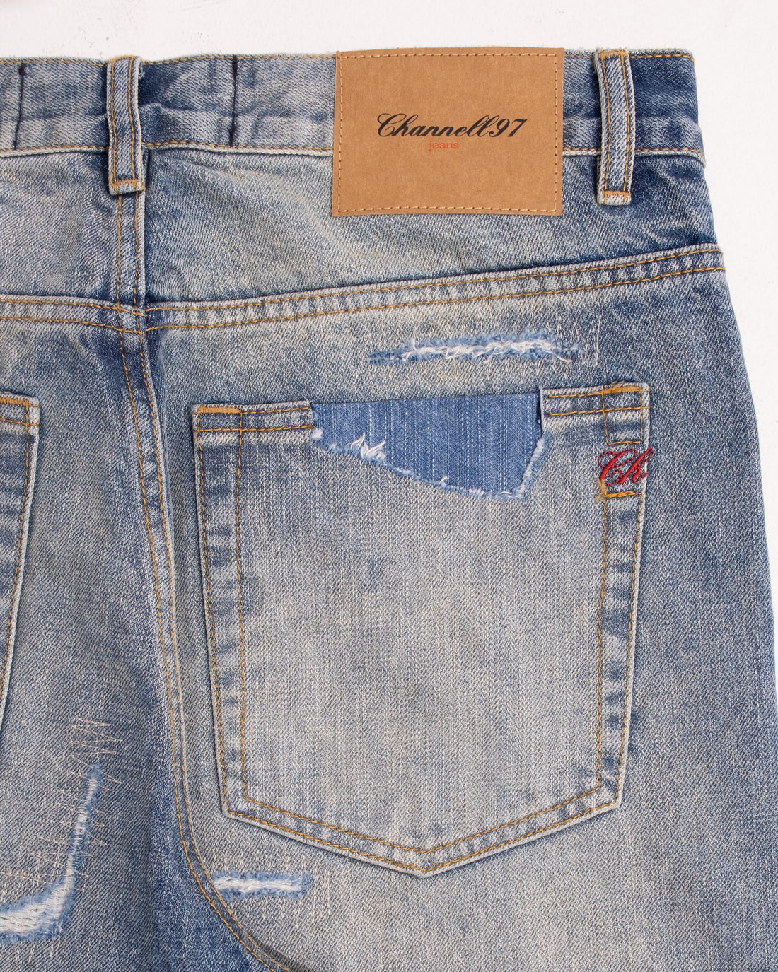 BLUE REPAIRED (JAPANESE SELVEDGE)