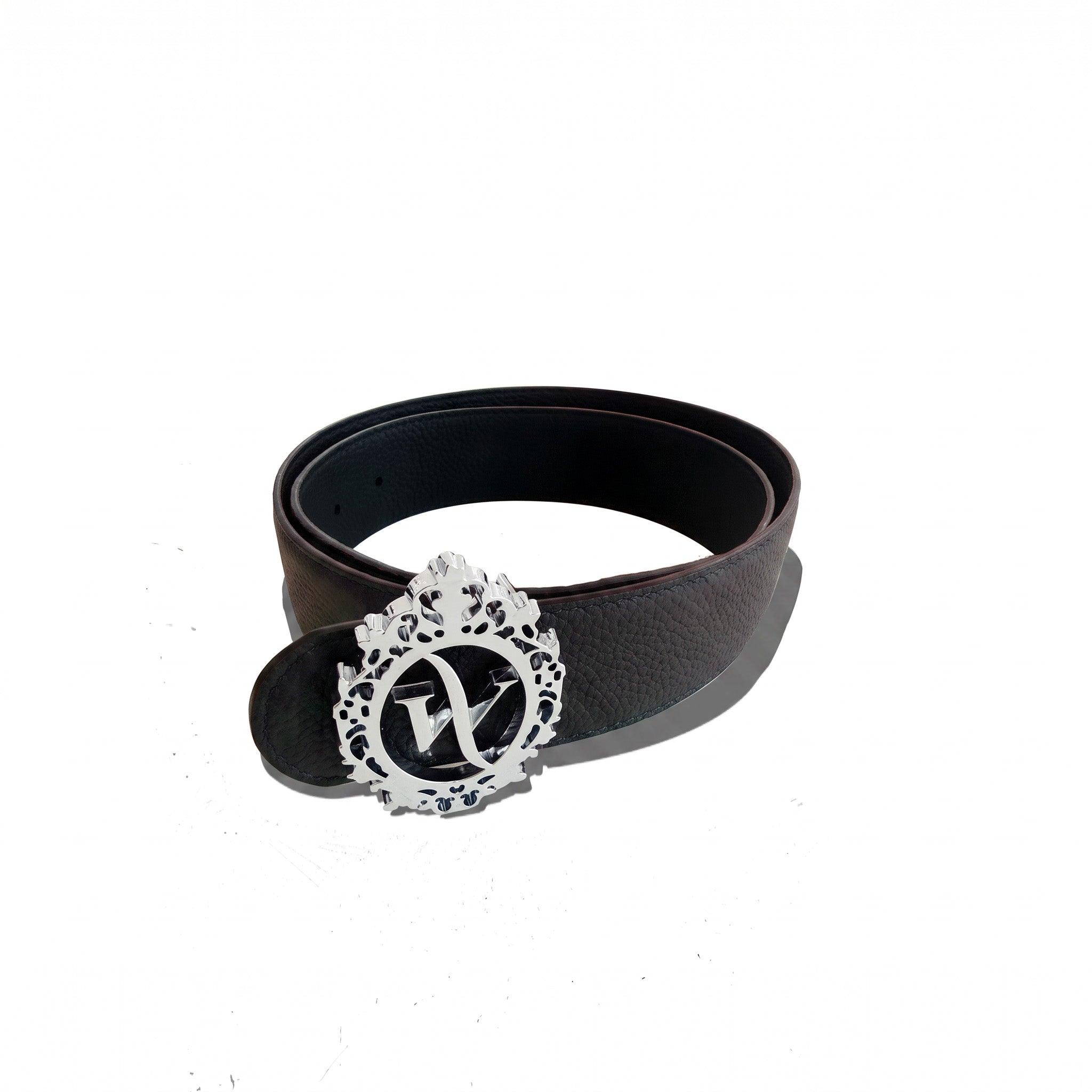 LEATHER 3D LOGO BELT