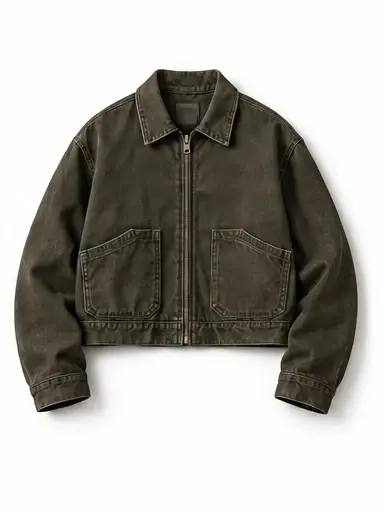 Olive Work Jacket