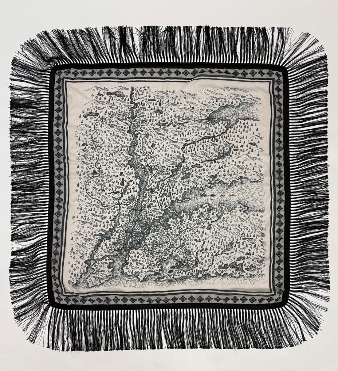 THE MAP SCARF