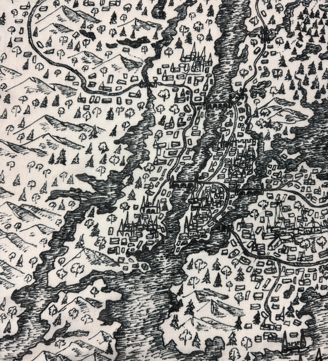 THE MAP SCARF