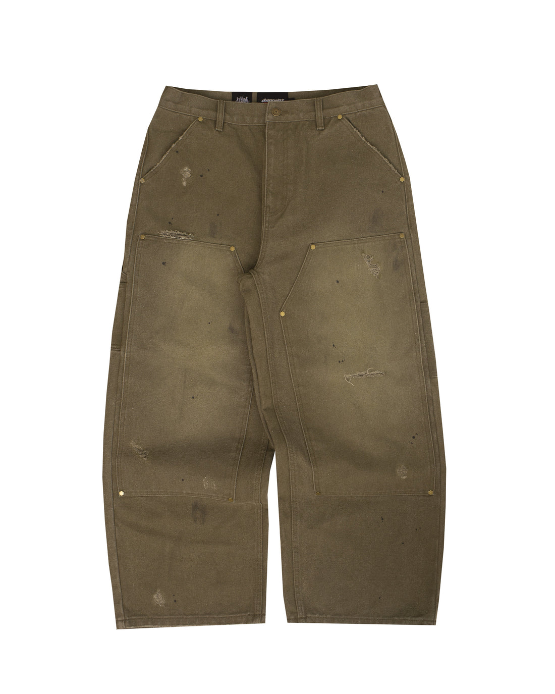 FOREST GREEN DOUBLE KNEE