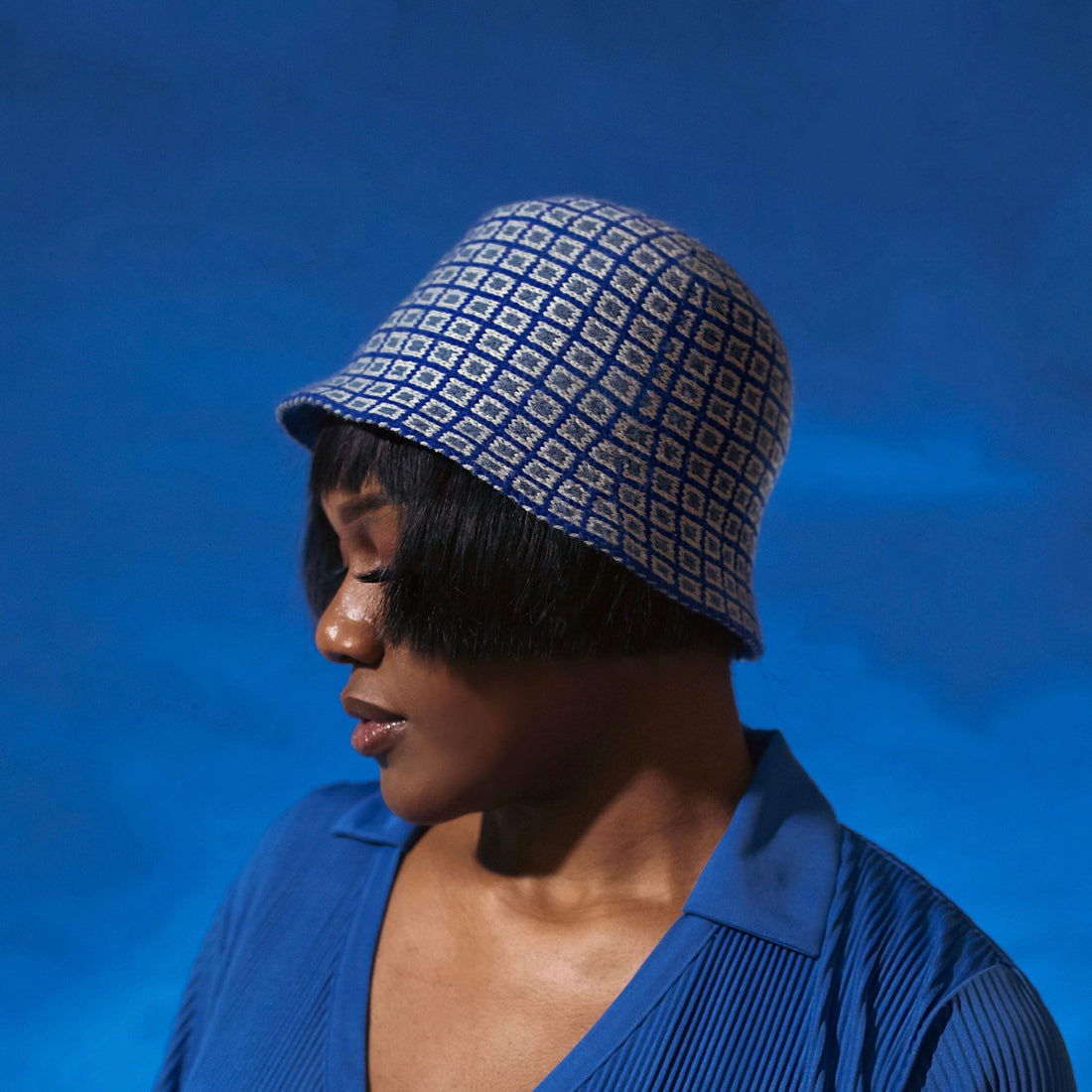 Grid Bucket Hat