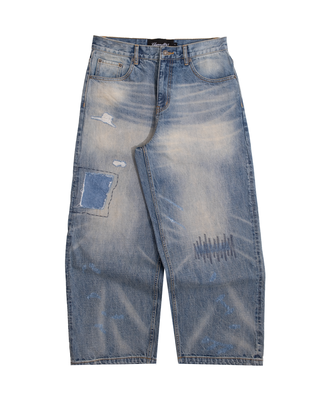 BLUE REPAIRED  (JAPANESE SELVEDGE)